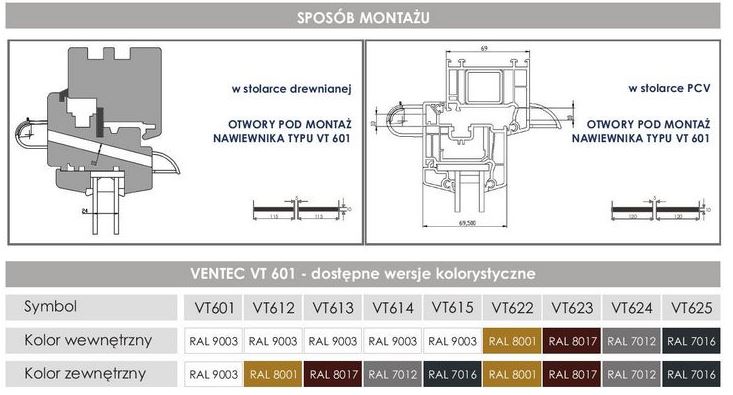 Znalezione obrazy dla zapytania ventec nawiewniki VT600