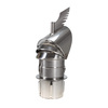 aluminiowa nasada kominowa firmy Darco model dragon pt wciskana w komin