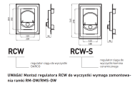 Regulatory ciągu kominowego RCW